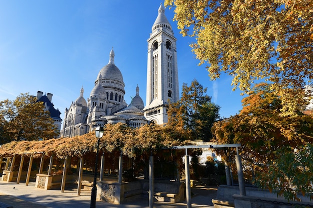 The famous basilica Sacre Coeur Paris France