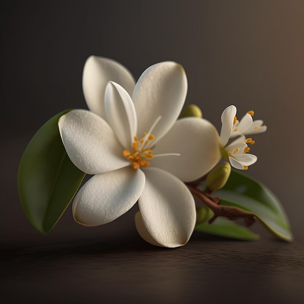 Famous cute Jasmine flower images Generative AI