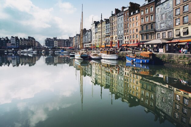 Famous French city Honfleur