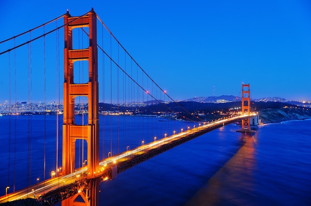 Famous Golden Gate bridge in San Francisco, California, USA 