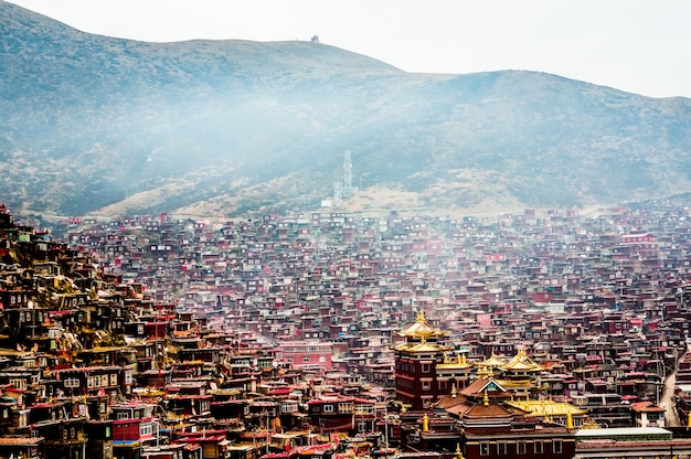 famous Lamasery in Seda, Sichuan, China.