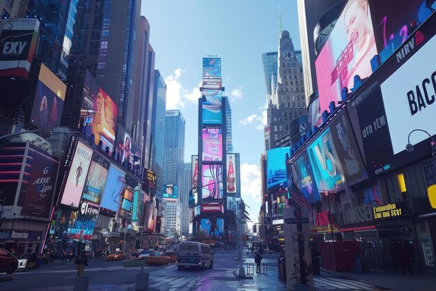 Famous Times Square Landmark in New York City