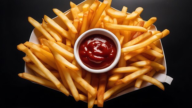 FanShaped French Fries Like a Deck of Cards