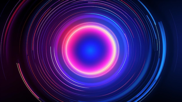 Fantastic abstract neon lights background design