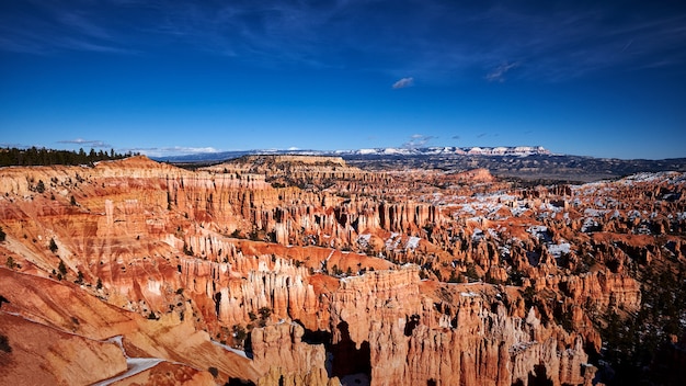 Fantastic view of Amphitheater at Bryce Canyon national park, Utah, America (USA), A sunny