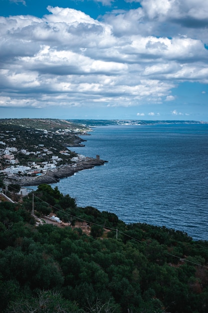 Fantastic view on the fabulous puglia sea