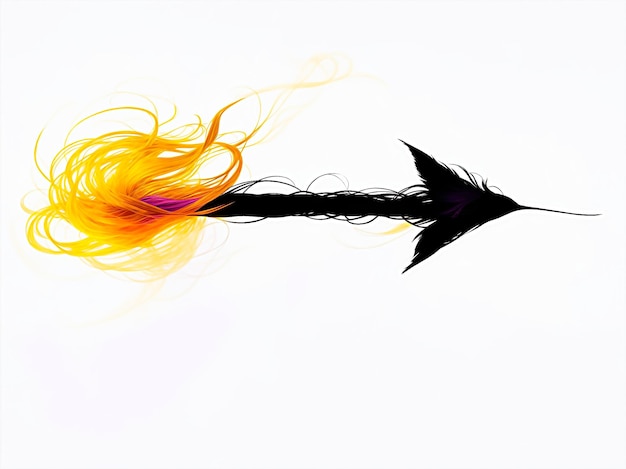 Fantasy abstract arrow illustrations