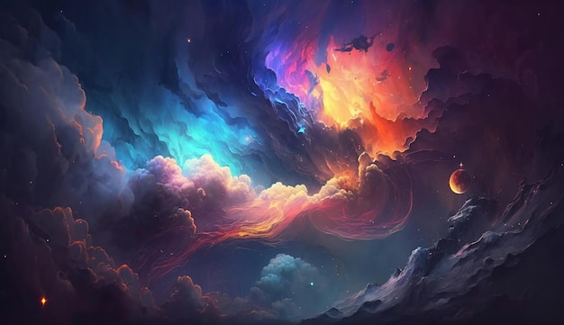 Fantasy Abstract Background