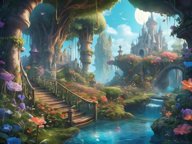 Fantasy DreamScape Garden