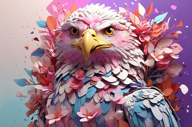 Fantasy eagle illustration