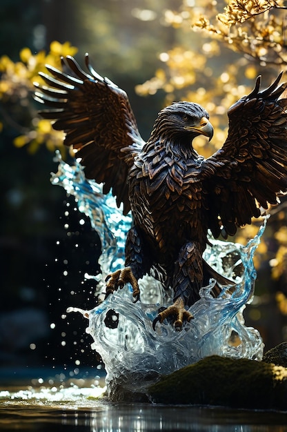 Fantasy eagle illustration