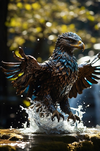 Fantasy eagle illustration