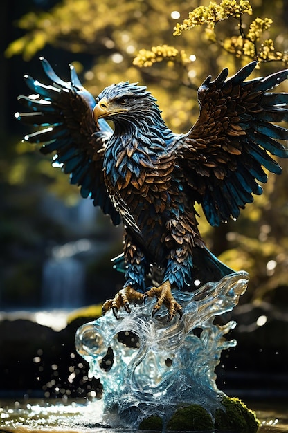 Fantasy eagle illustration