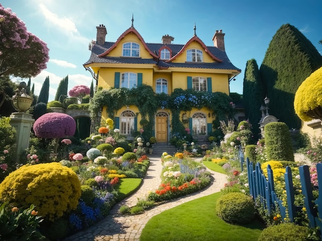 Fantasy garden Coraline