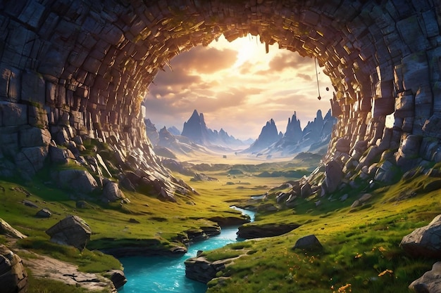 fantasy images of endless hole