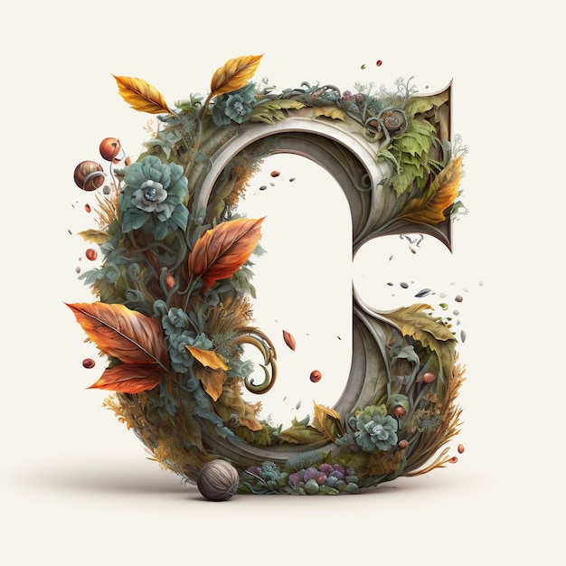 Fantasy Monogram Letter C