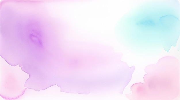 Fantasy smooth light pink purple shade and blue watercolor paper textured illustration for backgroun