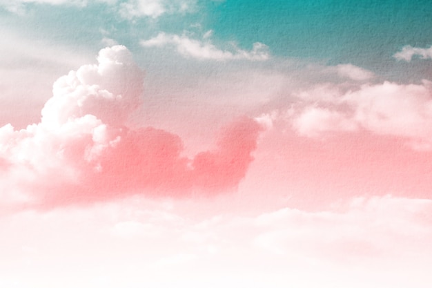 Fantasy and vintage dynamic cloud and sky with grunge texture for background 