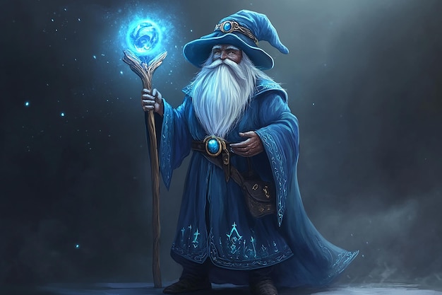 fantasy wizard character