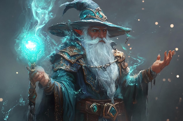 fantasy wizard character