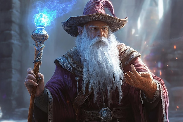 fantasy wizard character