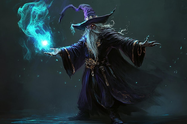 fantasy wizard character