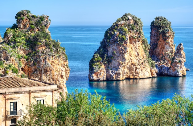 Faraglioni at Scopello, Sicily