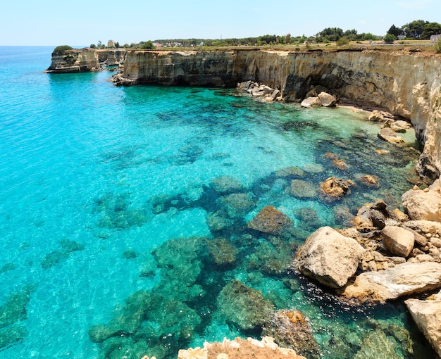 Faraglioni at Torre Sant Andrea Italy