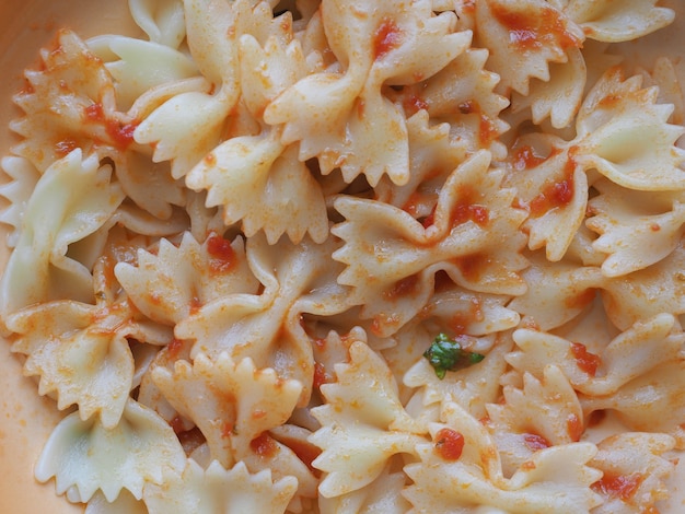 Farfalle pasta food