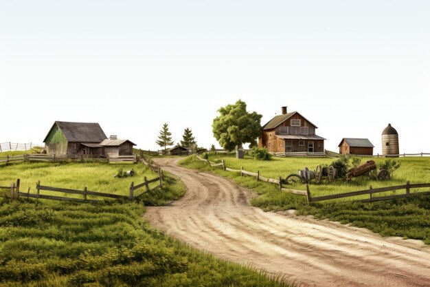 Farm architecture outdoors building