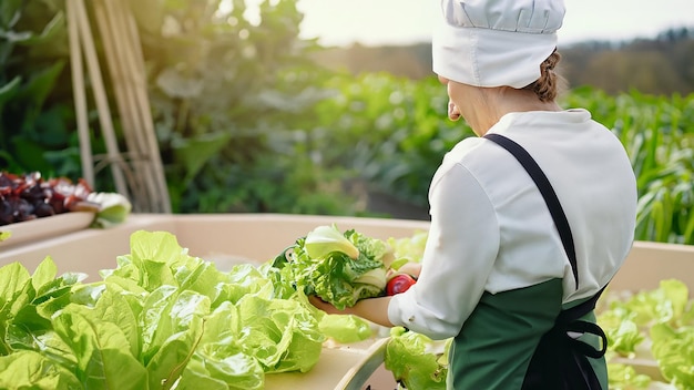 Farm fresh vegetables and fruits