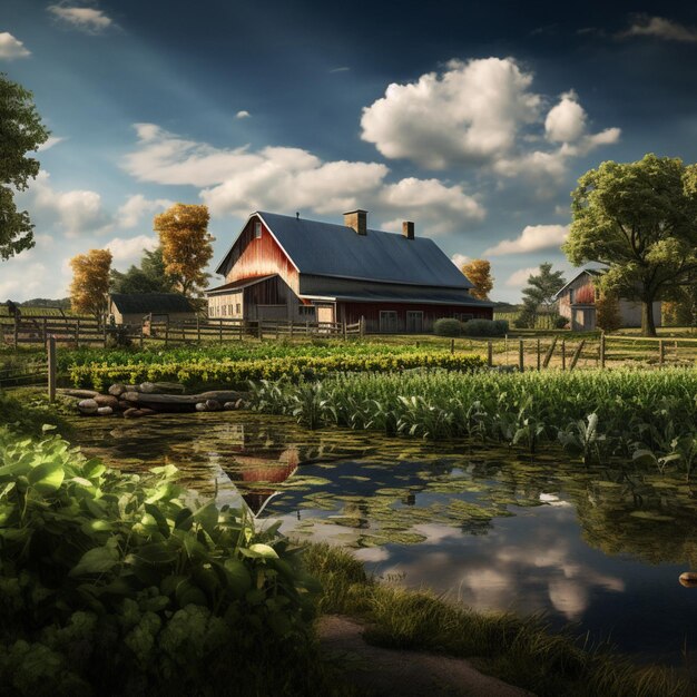 farm high quality 4k hdr