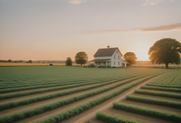 Farm landscape