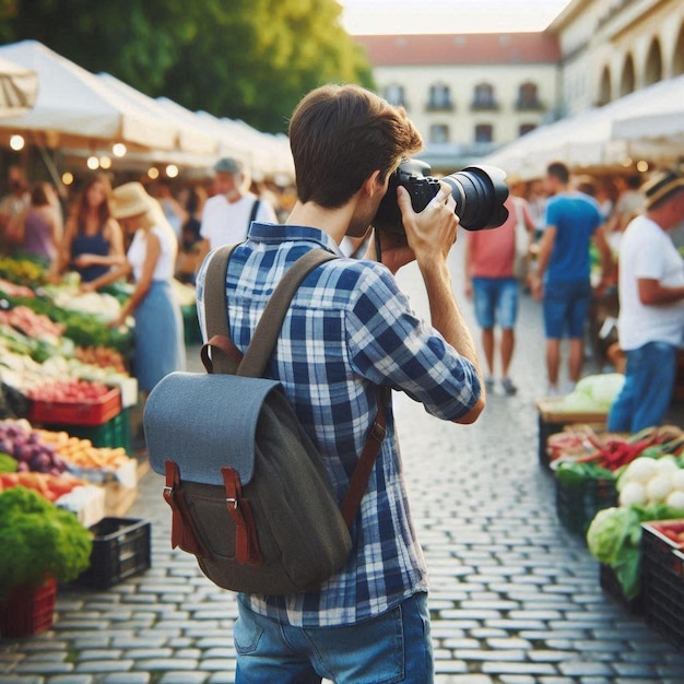 Farmers Market Bustle