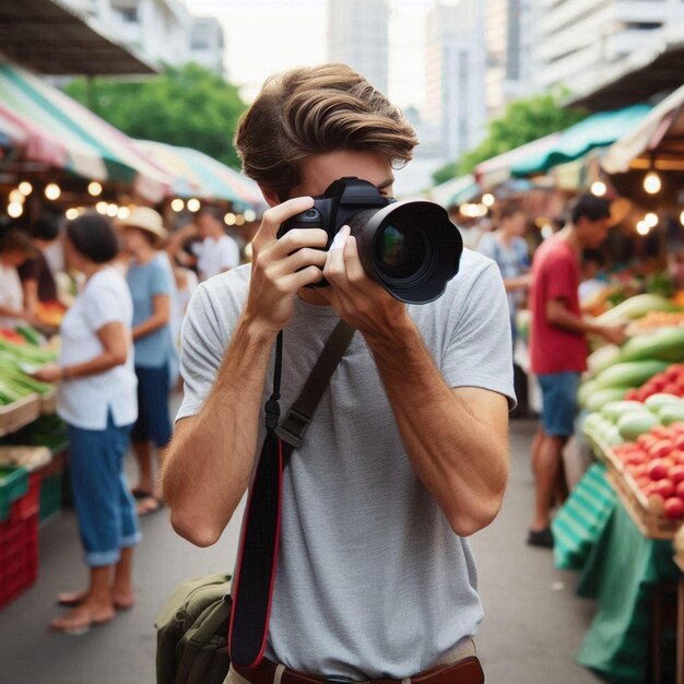 Farmers Market Bustle