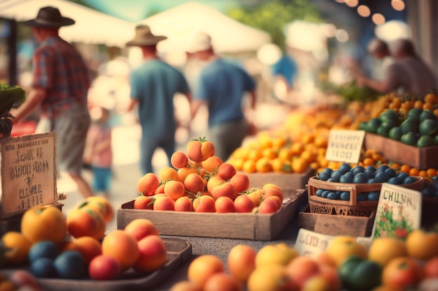 Farmers markets bustle with activity the aroma of fresh peaches plump tomatoes and sweet corn creating a cornucopia of sensory delights