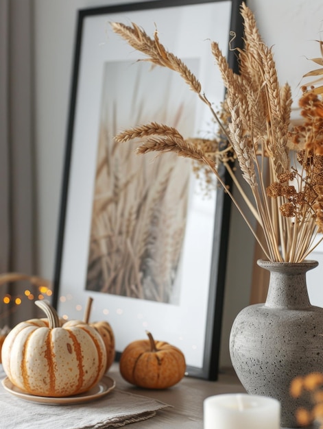 Photo farmhouse rustic autumn decor