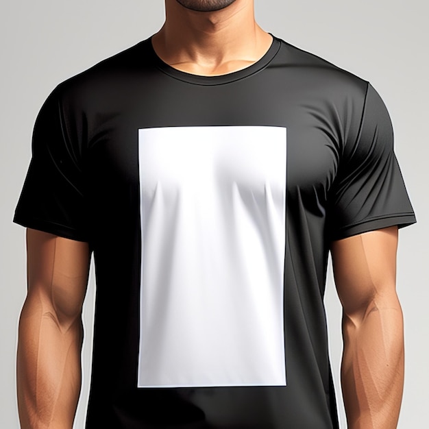 fashion black mockup tshirt blank