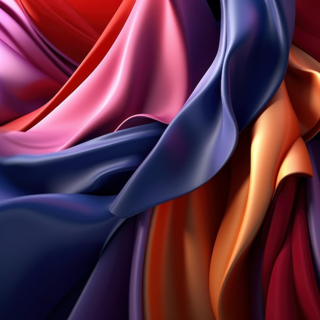 Fashion and Fabric Theme 3D Abstract Background