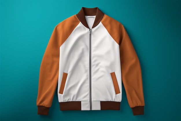 Fashion Raglan Jacket Mockup for Clothing Brands