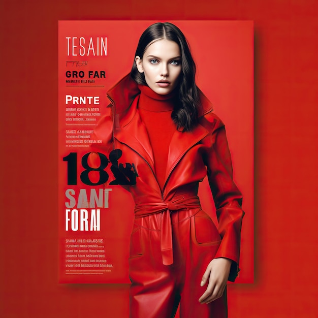 fashion template poster instagram template design advertising mockup social media sale templat