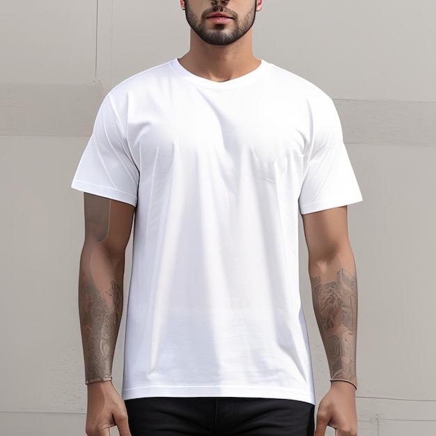 fashion white mockup tshirt blank