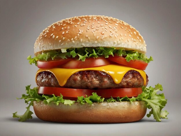 fast food hamburger