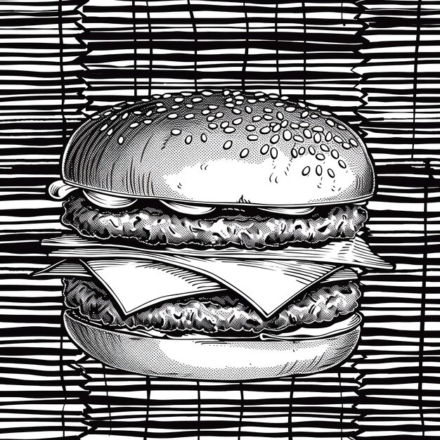 Photo fast food illustration