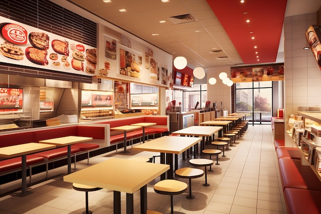 Fast Food Restaurant Interior Design