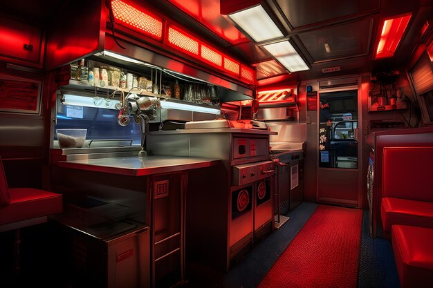 Fast Food Truck Interior