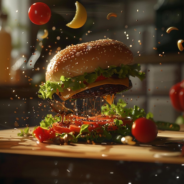 FastFood Meal Animation