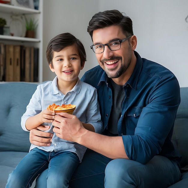 father and his child celebrating Fathers Day