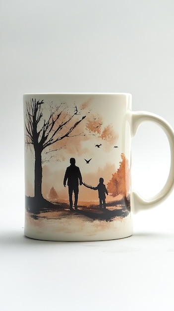 Father and Son Printed Tea Mug