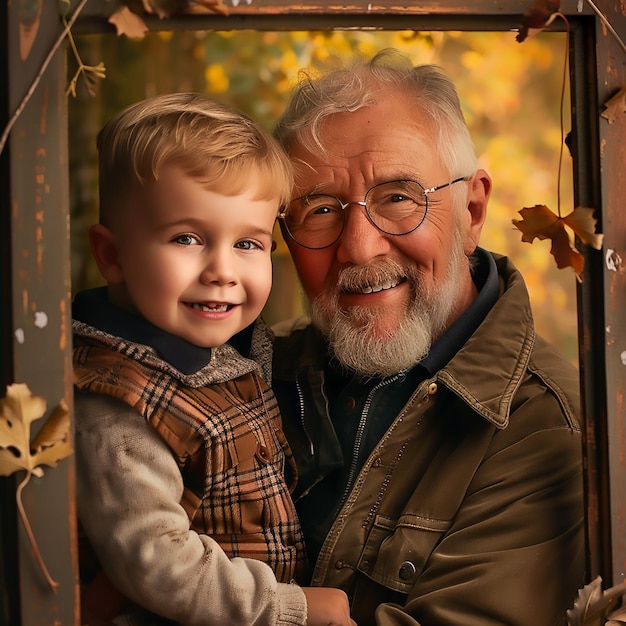 Fathers Day Banner with Real Picture